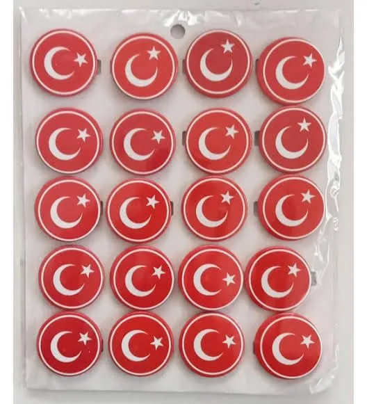 Bayraklı iğneli rozet Bayraklı İğneli Rozet